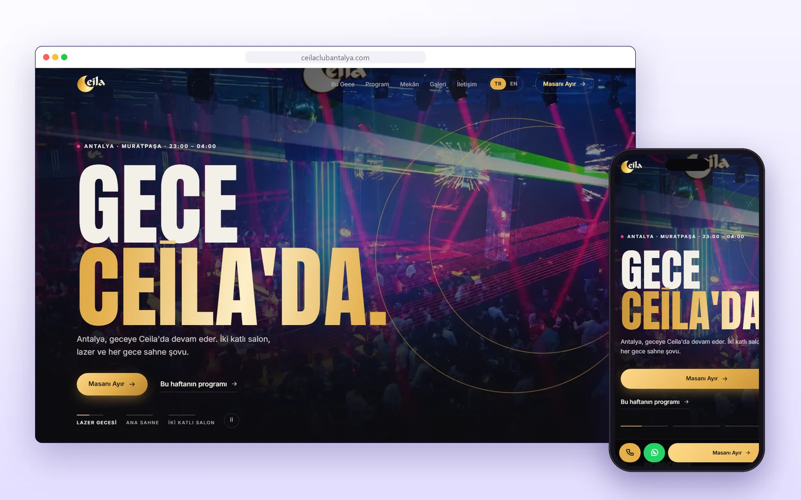 Ceila Club عرض الصفحة الرئيسية للموقع